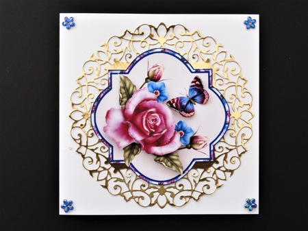 Pink Rose Toppers by Valerie Spowart
