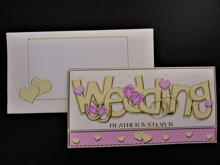 Wedding Money or Gift Wallet Card Kit by Valerie Spowart
