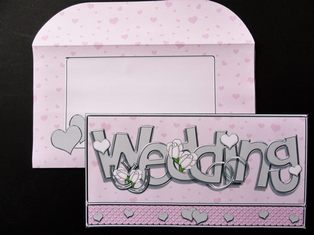 Wedding Money or Gift Wallet Card Kit by Valerie Spowart