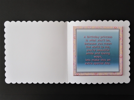Mini Kit- Sweet Girlie Birthday Topper #2 by Valerie Spowart