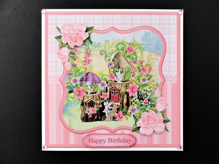 Magical Fairy House Topper & Decoupage by Valerie Spowart
