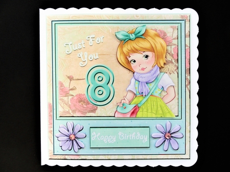 Mini Kit - Sweet Little Girl- 8yrs #4 by Valerie Spowart