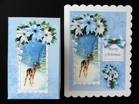 The Christmas Deer Mini Kit by Valerie Spowart