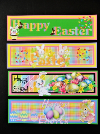 Easter Bunny Rabbit Bookmarks Book Marks by Valerie Spowart
