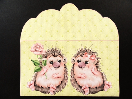 Hedgehog Love Money Wallet by Valerie Spowart