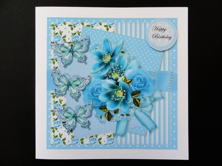 Card Topper Bleu Symphony 2 by Valerie Spowart