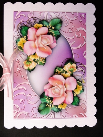 Gorgeous Roses in Pink Mini Kit by Valerie Spowart