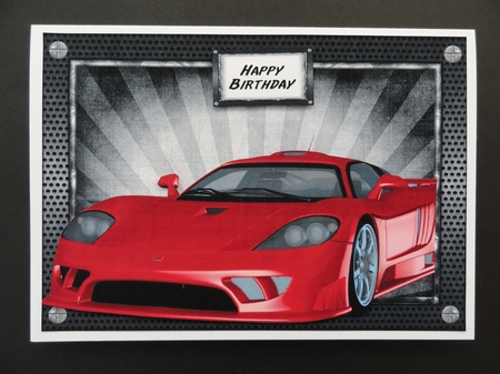 The Red Car A5 by Valerie Spowart