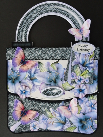 Handbag Shape Card Mini Kit 148 by Valerie Spowart
