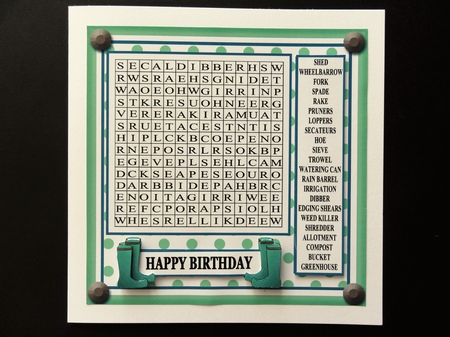 WORD SEARCH, THE GARDENER by Valerie Spowart
