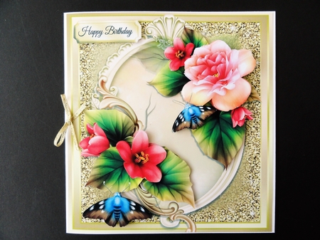 Beautiful Summer Flowers 8x8 Mini Kit by Valerie Spowart