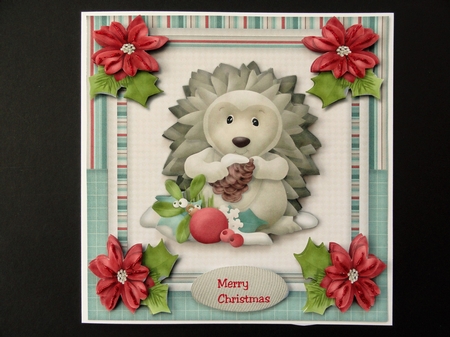 Christmas Hedgehog by Valerie Spowart