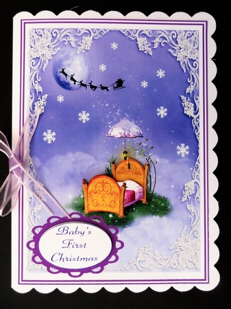 Lilac Babys First Night Before Christmas by Valerie Spowart
