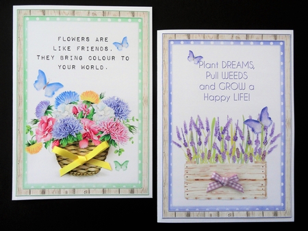 2 Floral Card Fronts 2 by Valerie Spowart