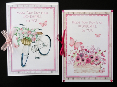 2 Floral Card Fronts 8 by Valerie Spowart
