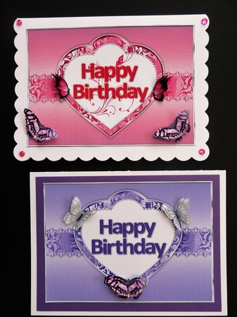 Happy Birthday in heart mega kit by Valerie Spowart