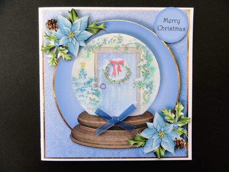 Scenic Snowglobe - The Christmas Door by Valerie Spowart