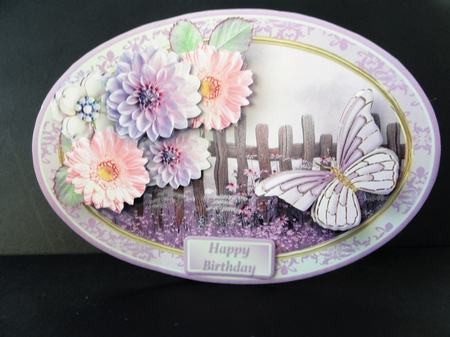 Summer Field - Oval Card Mini Kit by Valerie Spowart