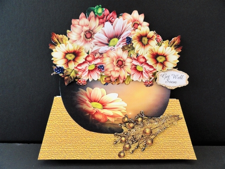 Bowl of Autumn Flowers  by Valerie Spowart