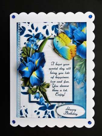 Iris and Butterfly 969 by Valerie Spowart