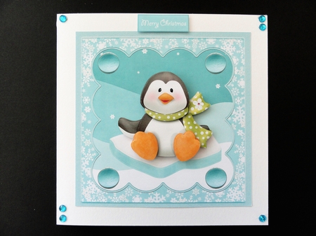Snow penguin by Valerie Spowart