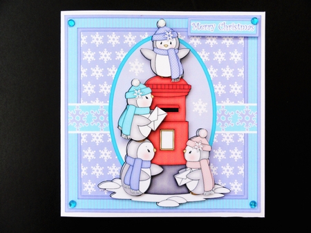 Penguin Post Box Mini Kit by Valerie Spowart