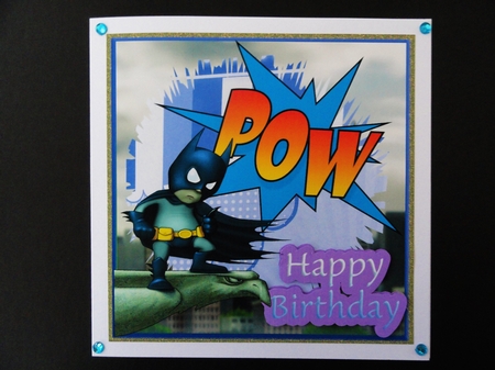 Super Hero for little boys Birthday #2 by Valerie Spowart