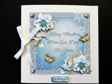Beautiful Festive Verse 6x6 by Valerie Spowart