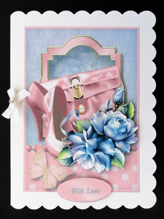 Perfect Accessories Decoupage Card Front by Valerie Spowart
