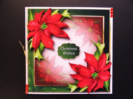 Red Poinsettias For Christmas by Valerie Spowart