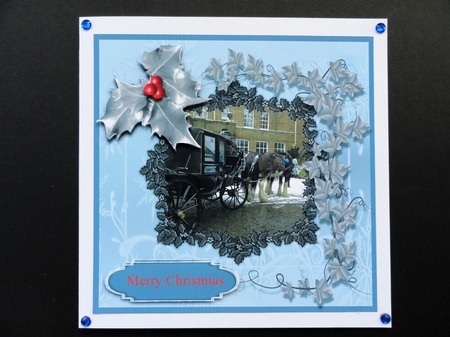 Frosty Christmas Carriage by Valerie Spowart