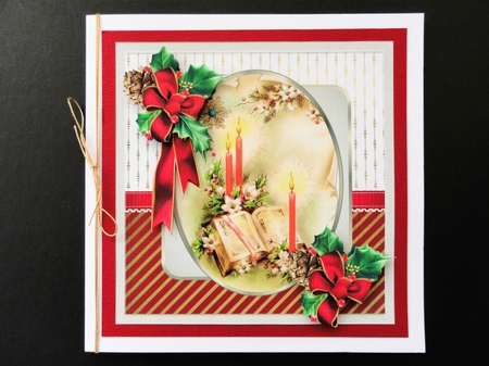 Christmas story and candles by Valerie Spowart