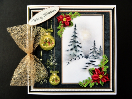 Christmas Vintage Scene 3 by Valerie Spowart