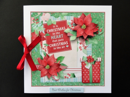 Poinsettias and gift by Valerie Spowart