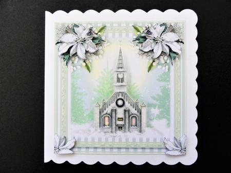 Christmas Church 5x5 Topper  by Valerie Spowart