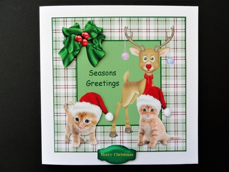 cat lovers christmas by Valerie Spowart