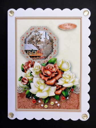 Autumn Woods - A4 Decoupage Card Mini Kit by Valerie Spowart