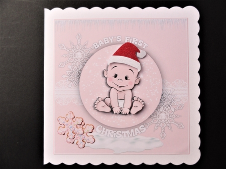 Baby Girls 1st Christmas by Valerie Spowart