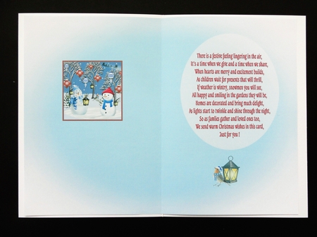 Festive Friends Verse Insert by Valerie Spowart