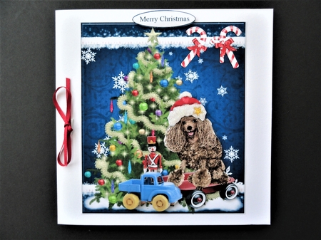 Christmas Trees & Toys Topper by Valerie Spowart