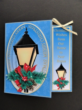 Christmas Lamp Card Kit by Valerie Spowart