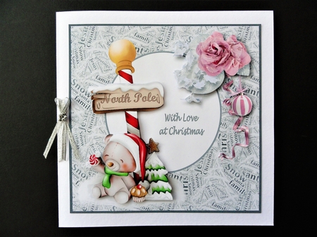 christmas bear by Valerie Spowart