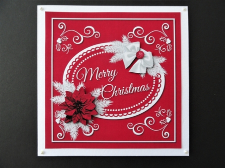 Cherry Red Merry Christmas by Valerie Spowart