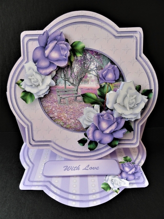 Walk in the Park- Shaped Easel Card Mini Kit by Valerie Spowart