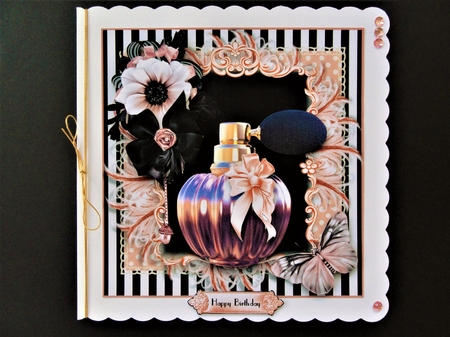 The Perfume Bottle Card Front Kit by Valerie Spowart
