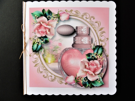 The Scent Of Hearts & Flowers - Pink Roses by Valerie Spowart