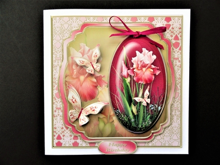 Irises and Butterflies - Multi-layered Card Mini Kit by Valerie Spowart