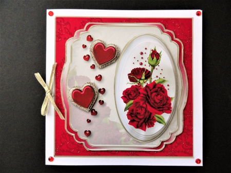 Hearts and Roses - Multi-layered Card Mini Kit by Valerie Spowart