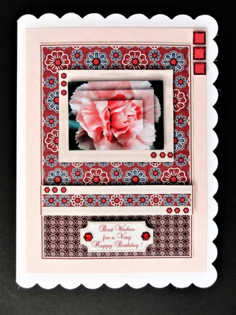 Birthstone and Birth Flower - January by Valerie Spowart