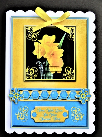 Birthstone and Birth Flower - March by Valerie Spowart
